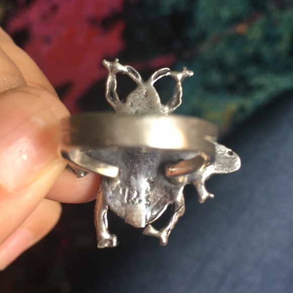 Sterling silver bee ring - Picture 4 of 4